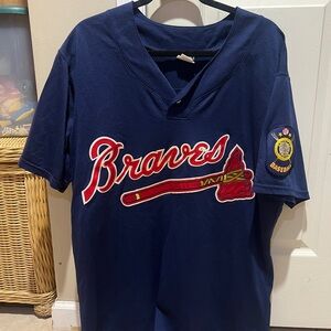 Wilson Braves Patch Jersey Shirt